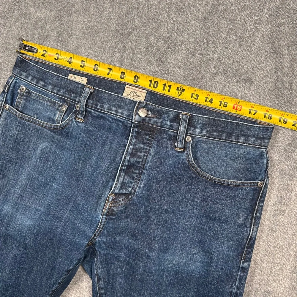 J.Crew 484 Slim Fit Japanese Selvedge Jeans Dark Indigo Men 37x30 BS744 Red Line